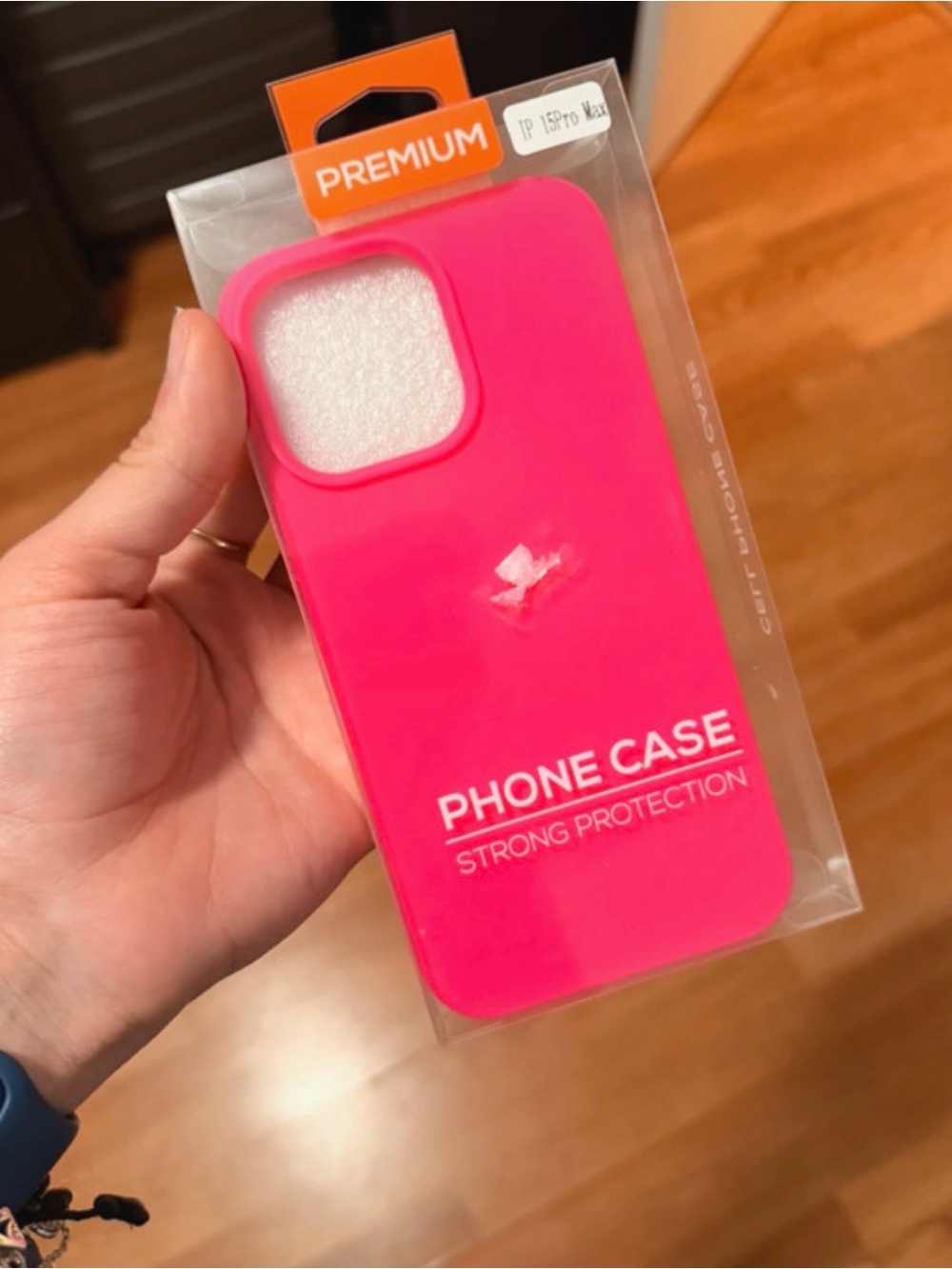 Nike Hot Pink Phone Case — Solid Color Protective Cover